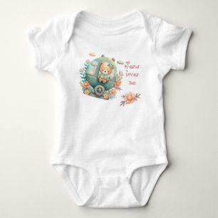 Lieve Faith Pastelkleurige Oudewoning Beer Wandelw Romper