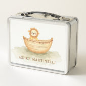 Lieve Fantasievolle Leeuw In Boot Kinderen MH26 (Achterkant)