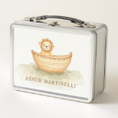 Lieve Fantasievolle Leeuw In Boot Kinderen MH26 (Voorkant)