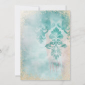 Lieve Fantasievolle Zeemeermin Onder de Zee Kaart (Achterkant)