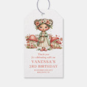 Lieve Fee 2e Verjaardag Blos Bloemen Favoriet Cadeaulabel (Achterkant)