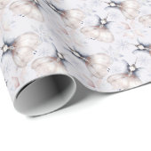 Lieve feeën. Beige achtergrond. Kerstmis Cadeaupapier (Rol Hoek)