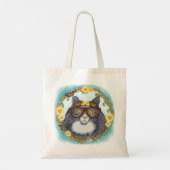 Lieve Floof Kat Tote Bag (Achterkant)