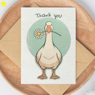 Lieve Gans en Daisy Bloem Dank je wel Kaart