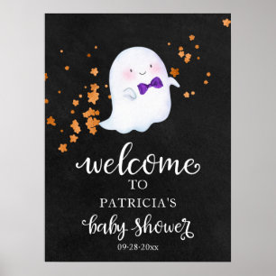 Lieve Geest Halloween Baby Borrel Ontvangstbord Poster