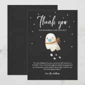 Lieve Geest Halloween Baby Shower Bedankkaart Kaart (Voorkant / Achterkant)