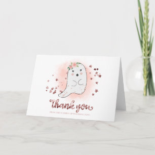 Lieve Geest Halloween Baby Shower Bedankkaart Kaart