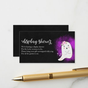 Lieve Geest Halloween Baby Shower Weergave Shower Informatiekaartje