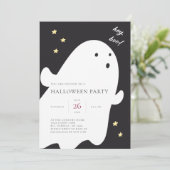 Lieve Geest Halloween Feest Uitnodiging (Staand voorkant)