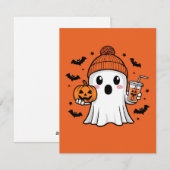 Lieve Geest Halloween Feestdagenkaart (Voorkant / Achterkant)
