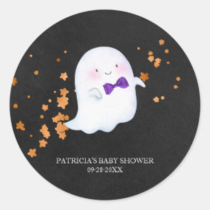 Lieve Geest Halloween Meisje Baby Borrel Klassiek  Ronde Sticker