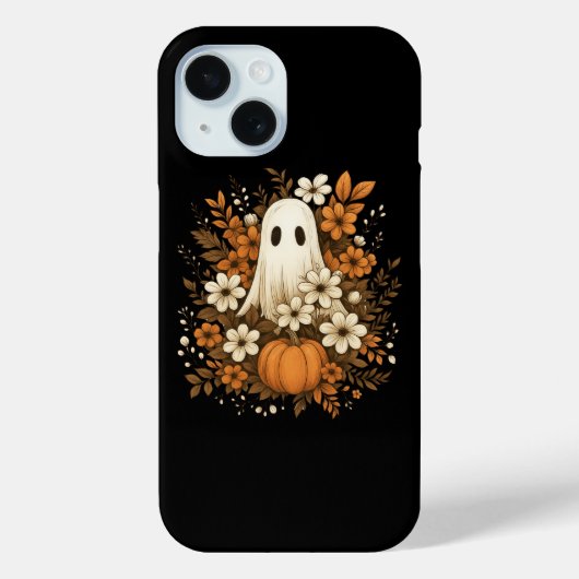 Lieve Geest Met Pompoen & Herfstbloemen – Hallowee Case-Mate iPhone Case (Achterkant)