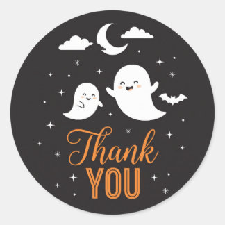 Lieve Geest Nacht Bedankt Halloween Ronde Sticker