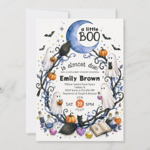 Lieve Geest Pompoen Baby Shower Uitnodiging