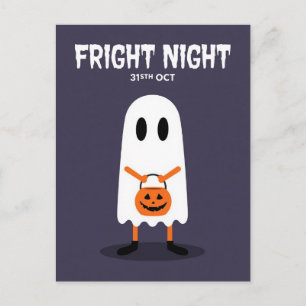 Lieve Geest Verschrikkelijke Nacht Halloween Feestdagenkaart