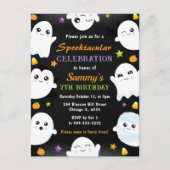 Lieve Geesten Halloween Verjaardagsfeestje Briefkaart (Voorkant)