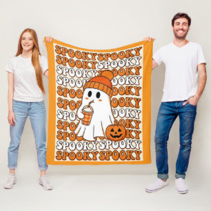Lieve geesten op Halloween Fleece Deken