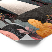 Lieve Geesten Watercolor Halloween Kunst Poster (Hoek)