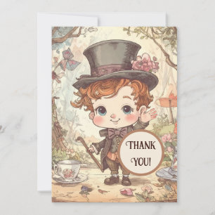 Lieve Gekke Hoedenmaker Fantasievolle Wonderland B Bedankkaart