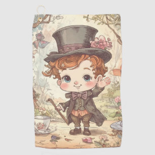 Lieve Gekke Hoedenmaker Fantasievolle Wonderland B Golfhanddoek