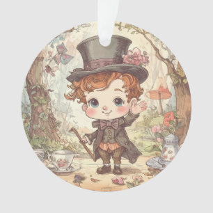 Lieve Gekke Hoedenmaker Fantasievolle Wonderland B Ornament