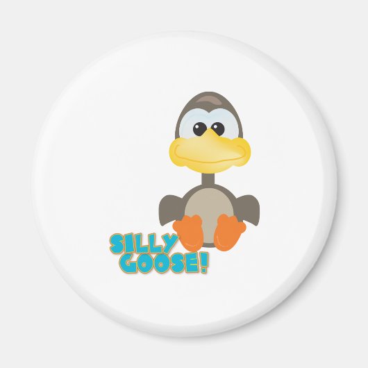 Lieve Gekkies, domme gans Magneet (Voorkant)