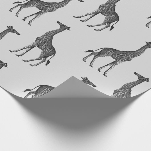 Lieve Giraffe afdrukken Cadeaupapier (Hoek)