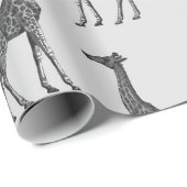 Lieve Giraffe afdrukken Cadeaupapier (Rol Hoek)