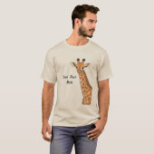 Lieve giraffe gepersonaliseerd t-shirt (Voorkant volledig)