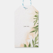 Lieve Giraffe, Zebra Verlaat Babyborrel Cadeaulabel (Achterkant)
