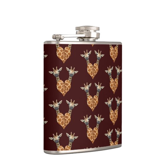 Lieve Giraffes Hart Heupfles (Rechts)