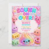 Lieve Glitterende Dumpling Squishy Feest Verjaarda Kaart (Voorkant)