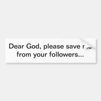 lieve God Bumpersticker