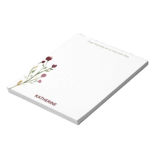 Lieve God, help me vertrouwen Notitieblok (Linkerzijde)