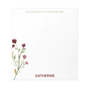 Lieve God, help me vertrouwen Notitieblok