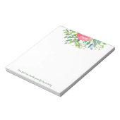 Lieve God, kom je leven inademen Greenery Notitieb Notitieblok (Linkerzijde)