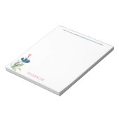 Lieve God, leid mijn acties Abstract Bloemen Notit Notitieblok (Linkerzijde)