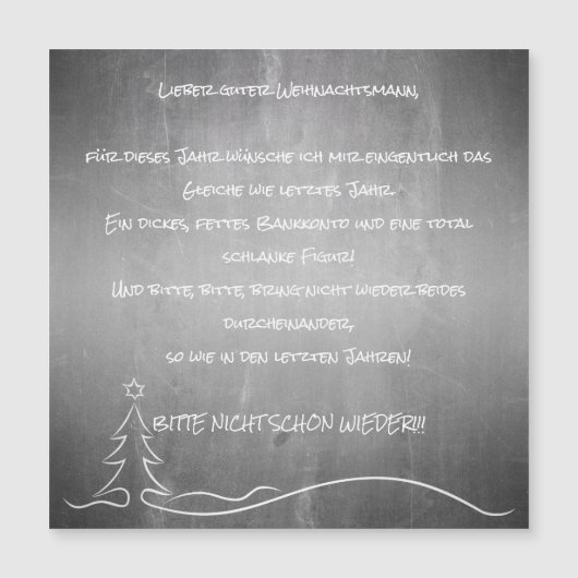 Lieve goede kerstman (Voorkant)