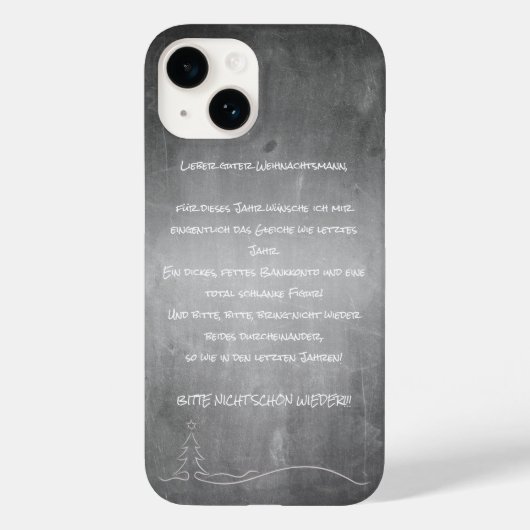 Lieve goede kerstman Case-Mate iPhone case (Achterkant)