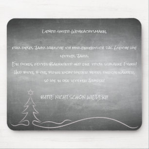 Lieve goede kerstman muismat