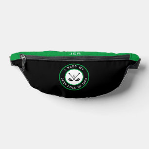 Lieve Golfer Humor Grappige Golfclub Sport Pro Zwa Heuptasje
