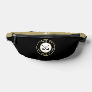 Lieve Golfer Humor Grappige Golfclub Sport Zwart G Heuptasje