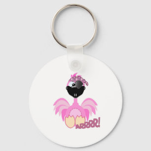 Lieve Goofkins piraat flamingo Sleutelhanger