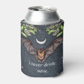 Lieve goth-bat blikjeskoeler (Blikje Voorkant)