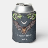 Lieve goth-bat blikjeskoeler (Blikje Achterkant)