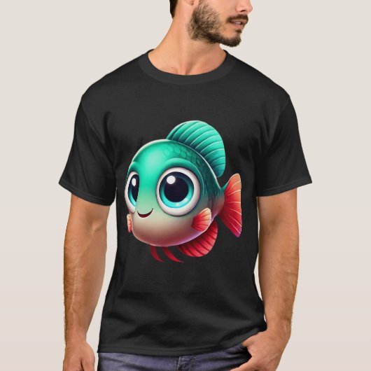 Lieve Gourami Vis T-shirt (Voorkant)