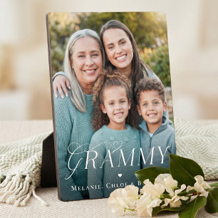 Lieve Grammy Kleinkind Foto Geschenk Fotoplaat