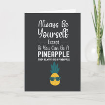 Lieve Grappige Ananas Kaarten Humor Fruit Eten