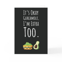 Lieve Grappige Guacamole Kaarten Guac Humor Avocad