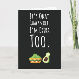 Lieve Grappige Guacamole Kaarten Guac Humor Avocad